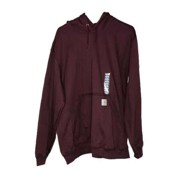 Carhartt K288-B86 Loose Fit Midweight Logo Sleeve Graphic Hoodie Jacket Large L - Picture 1 of 16